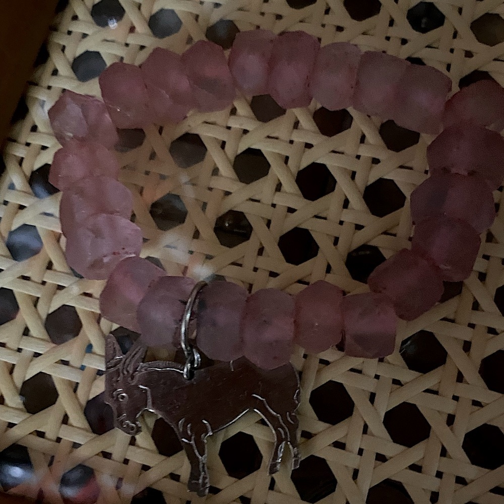 Sea glass bracelet